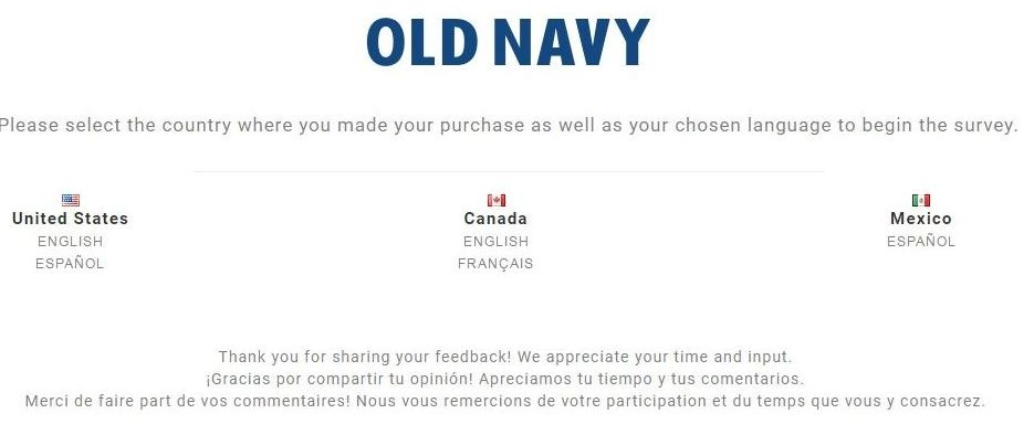 www.feedback4oldnavy.com - Get 10% Off - Old Navy Survey